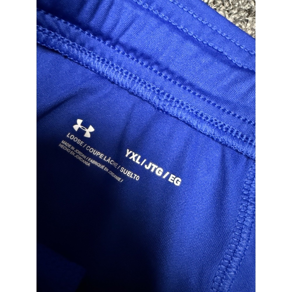 Under Armour Boy's Shorts UA Prototype 2.0 Shorts Size Youth Large Blue NEW - Picture 3 of 3